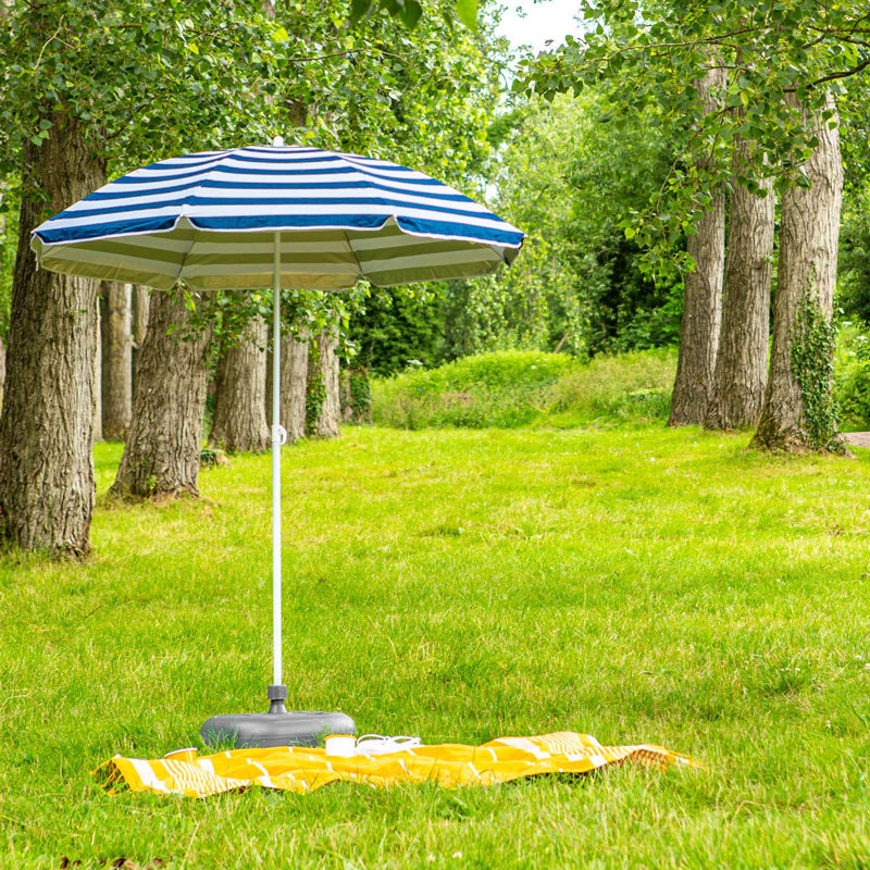 Harbour Housewares - Plastic Fillable Parasol Base, Grey