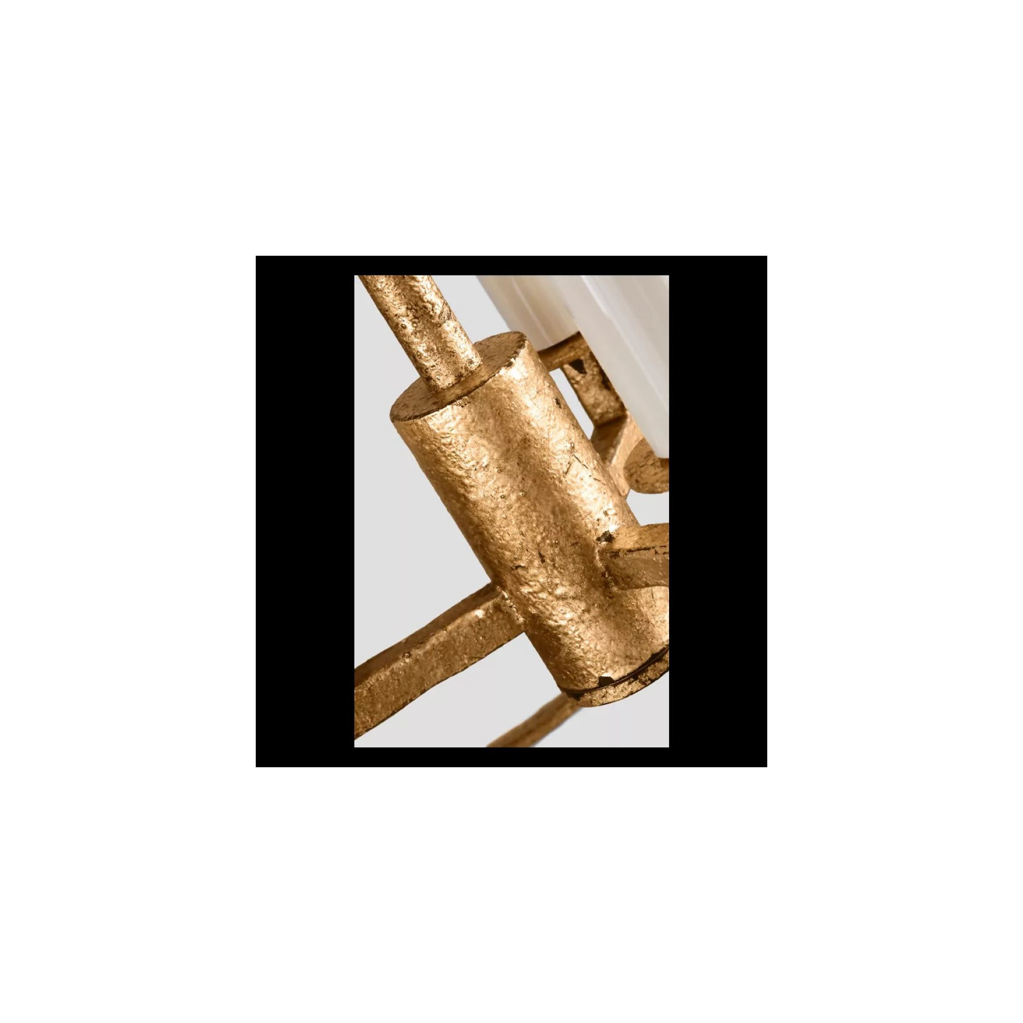 Olive 3-Light Lantern Chandelier, Antique Gold