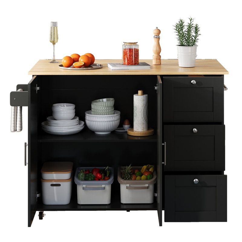 Kitchen Cart, Black