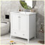 Meuble-lavabo moderne multifonctionnel avec lavabo et tiroir-105353019