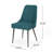 Milin Modern Dining Chairs Set of 2, Iron Legs & Curved Backrest-322545007-332688528