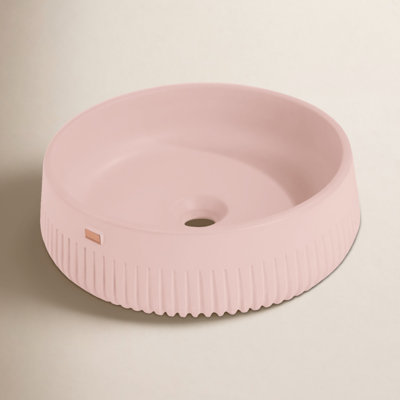 Konkretus Papua 14.5'' Concrete Circular Bathroom Sink
