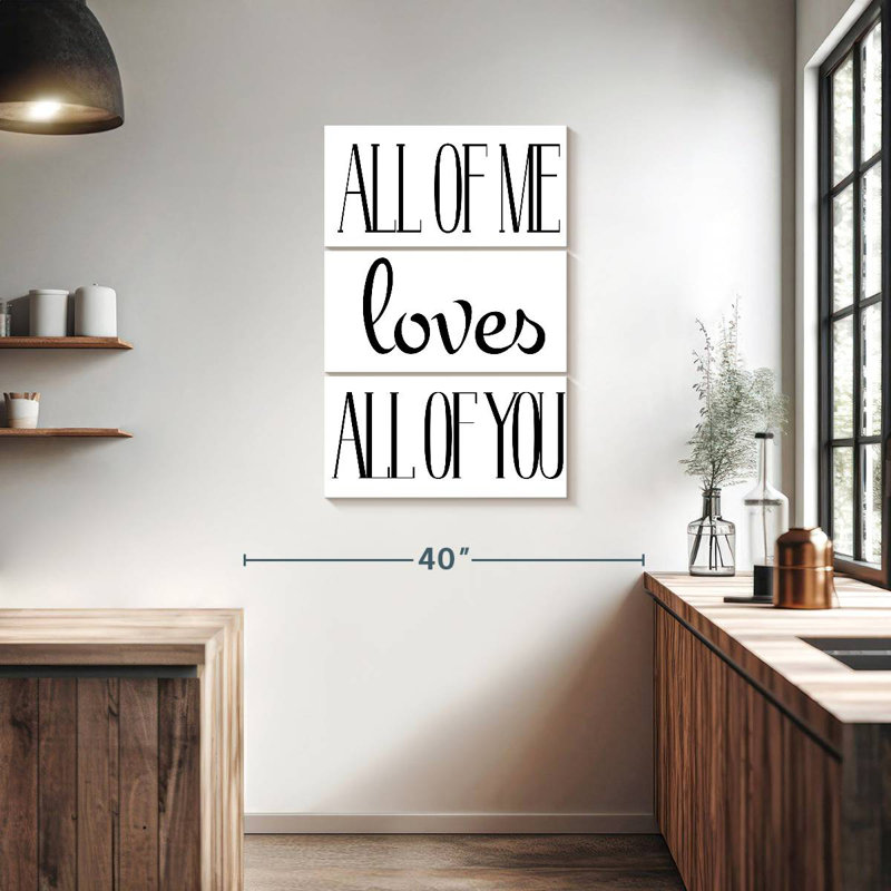 Plaque murale Kema All Of Love, H 38 po x l 24 po