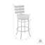 Tabouret de bar ou de comptoir pivotant au fini noir avec similicuir-1877906406