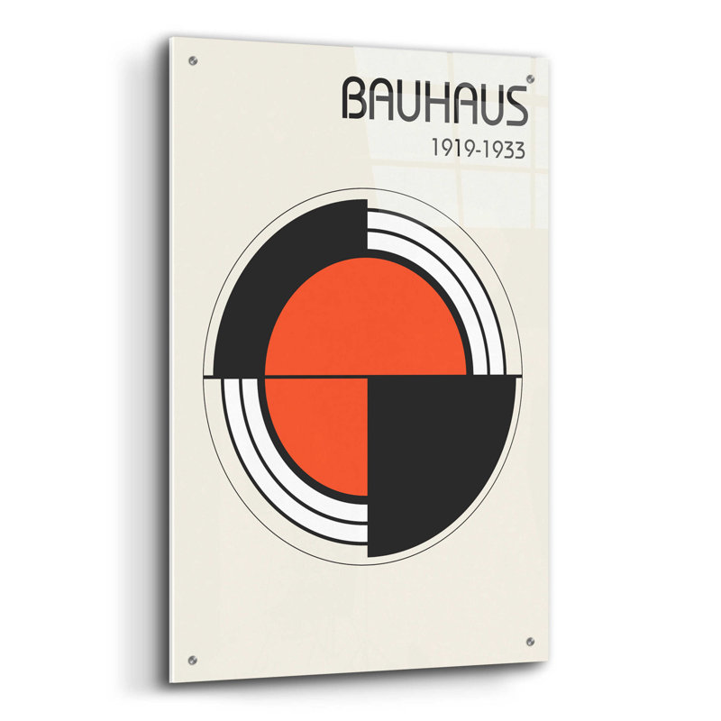 «Bauhaus 1 on plastique / acrylique» par Design Fabrikken, H 36 po x l 24 po x P 0,2 po