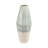 Earthenware Decorative Vase With Geometric Design - Stylish Modern Accent For Floral Arrangements And Home Decor-1341044962