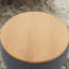 Banc de rangement rembourré en tissu