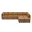 Canapé modulaire en velours réversible 9 pièces avec rangement Wylodene-302565059