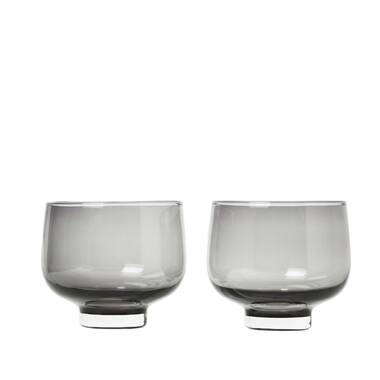 Blomus Flow Drinking Glasses Set of 2 Coffee 7oz