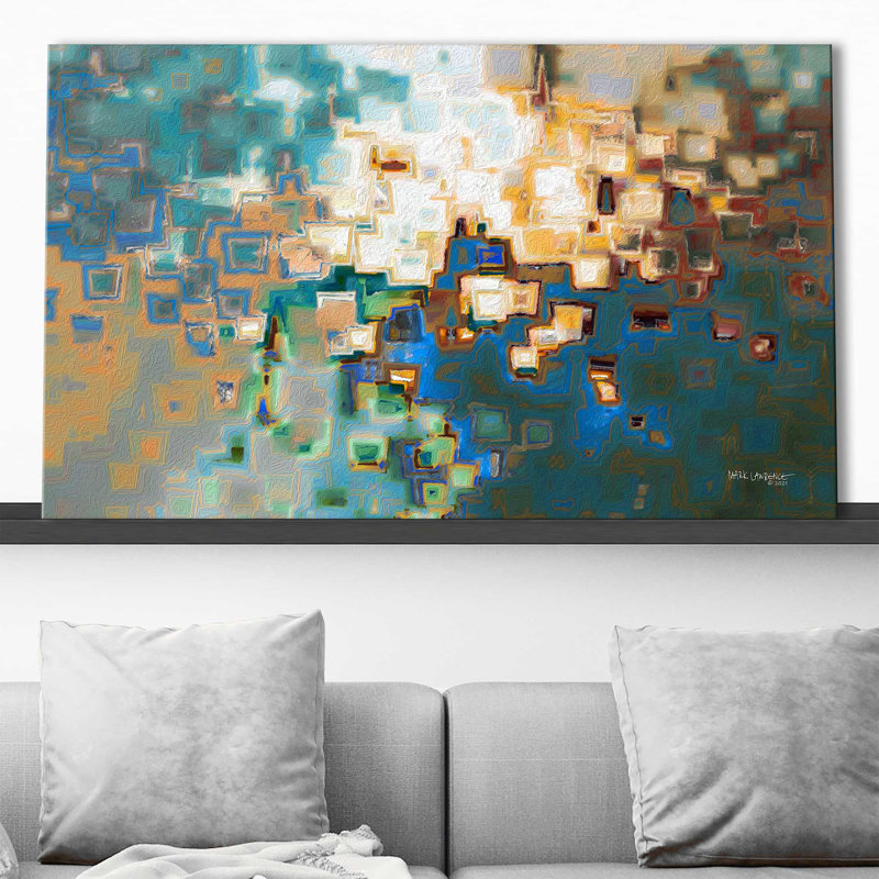 Romans 5: 1 Peace with God par Mark Lawrence - impression, Toile tendue, H 24 po x l 40 po x P 1,5 po