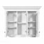 Armoire à pharmacie de 35 po avec miroir, 5 tablettes fermées et réglables, armoire de rangement murale avec portes en verre