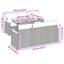 55cm Wide Patio Sofa with Cushions