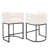 Linen Seat/Black Frame
