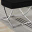 Chaise parsons rembourrée en velours capitonné Chary-231134447