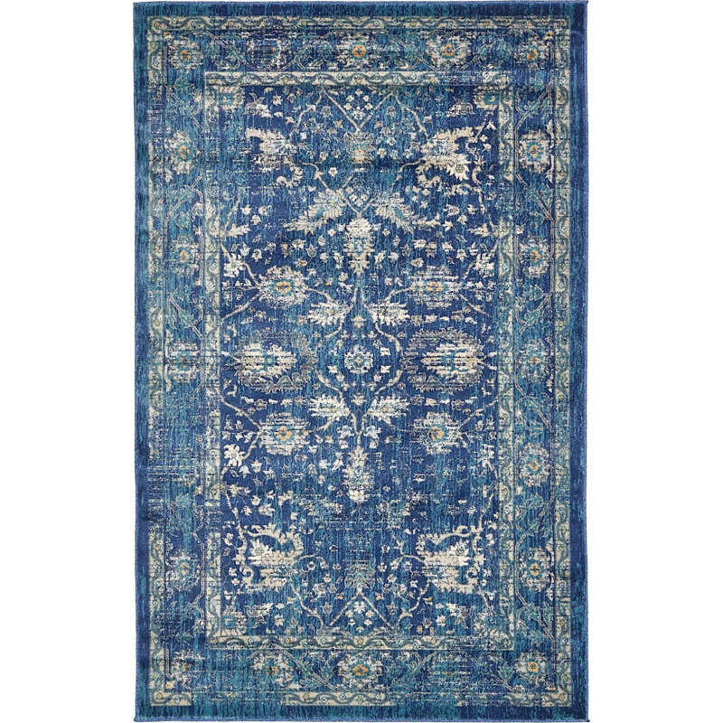 Tapis bleu Alesund, Rectangle 5 pi x 8 pi