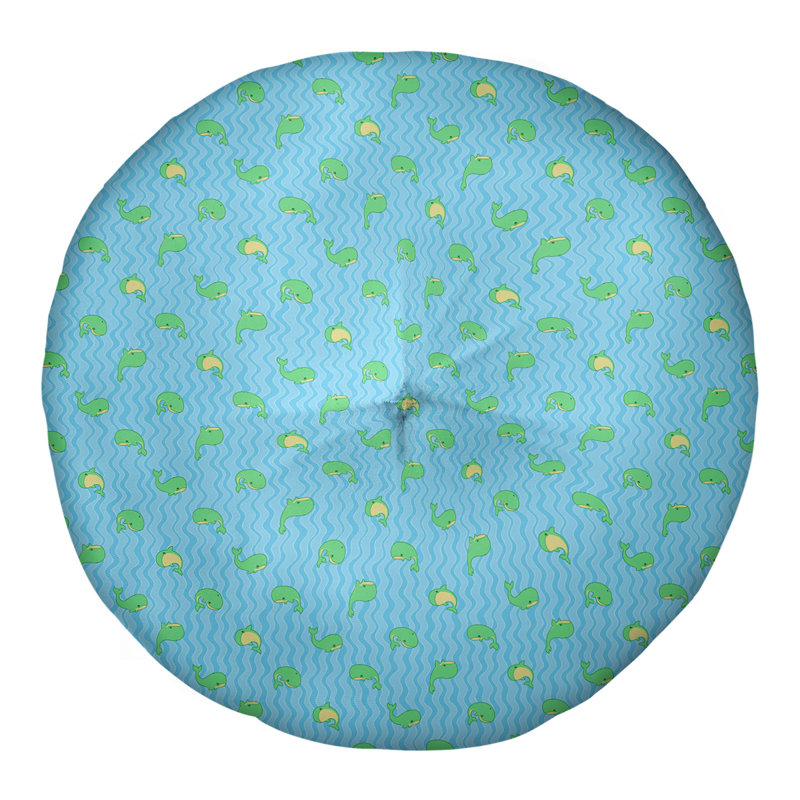 Katelyn Elizabeth Geometric Reversible Throw Pillow, 30" x 30", Blue/Green