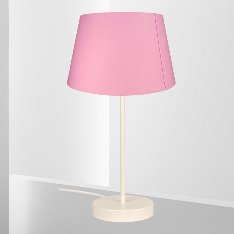 Onorio Metal Table Lamp, Pink