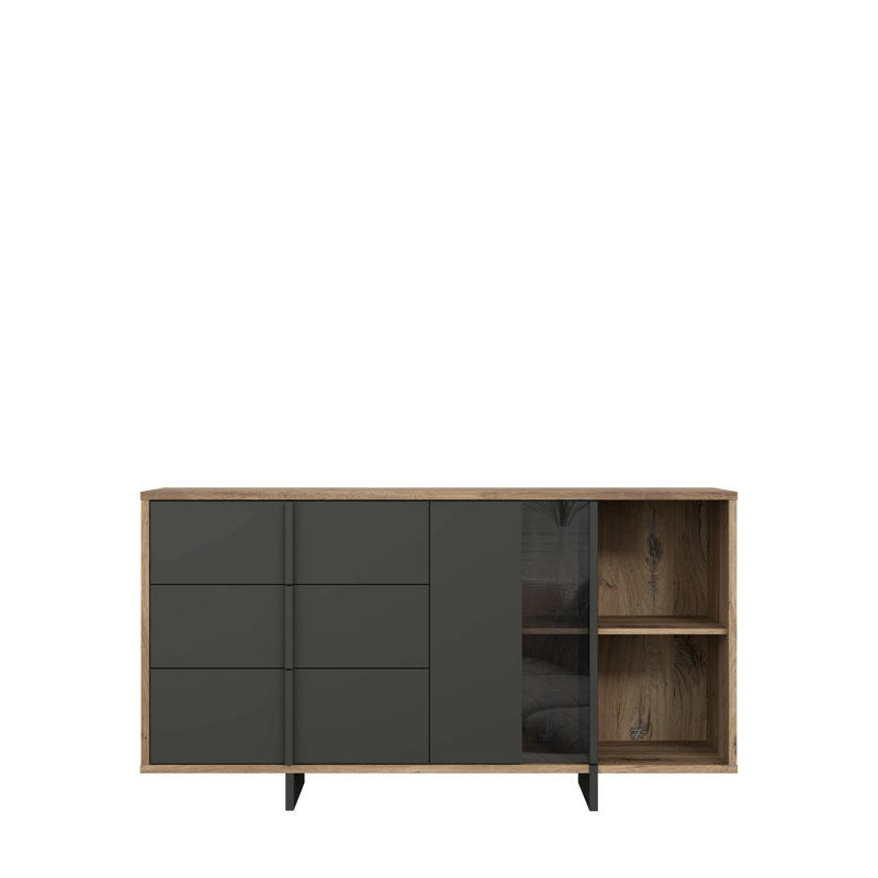 Eadoin 85.7Cm Wide 3 Drawer Sideboard