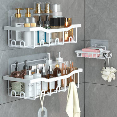 Rebrilliant Castello Free Standing Shower Caddy  Standing shower, Shower  organization, Shower storage