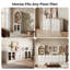 Armoire de rangement avec tiroirs pour le salon, la chambre à coucher ou le vestibule, blanc-656624797