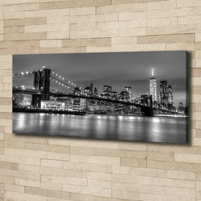 Brooklyn Bridge - Wrapped Canvas Print