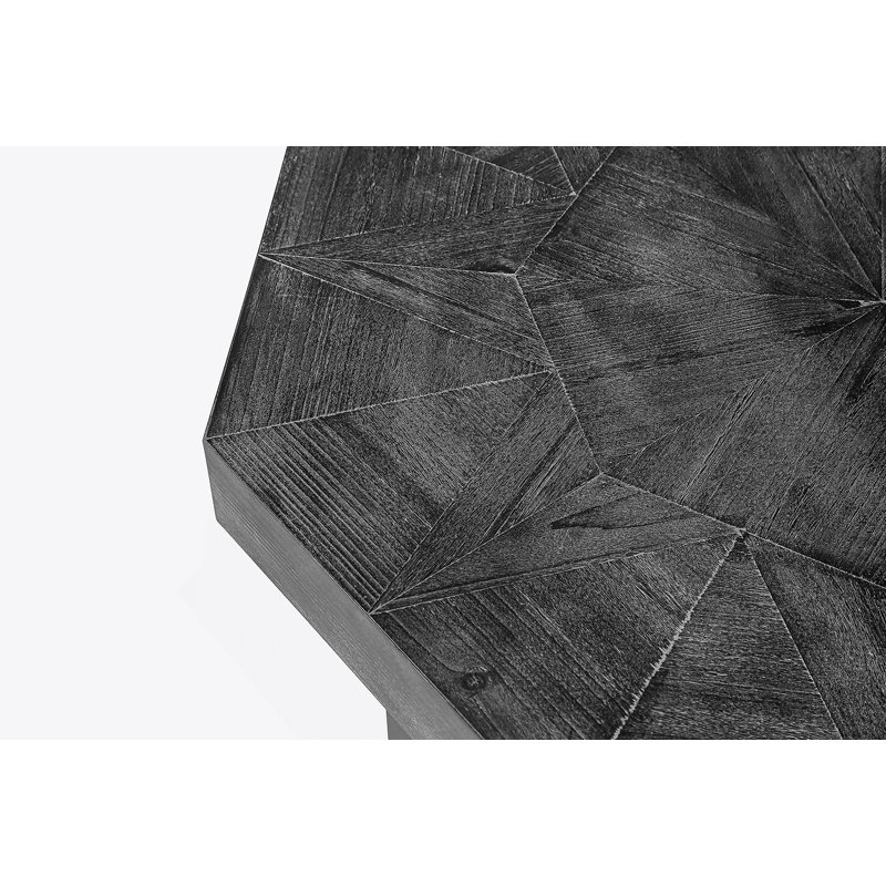 Plateau de table en bois 30 po, Noir antique