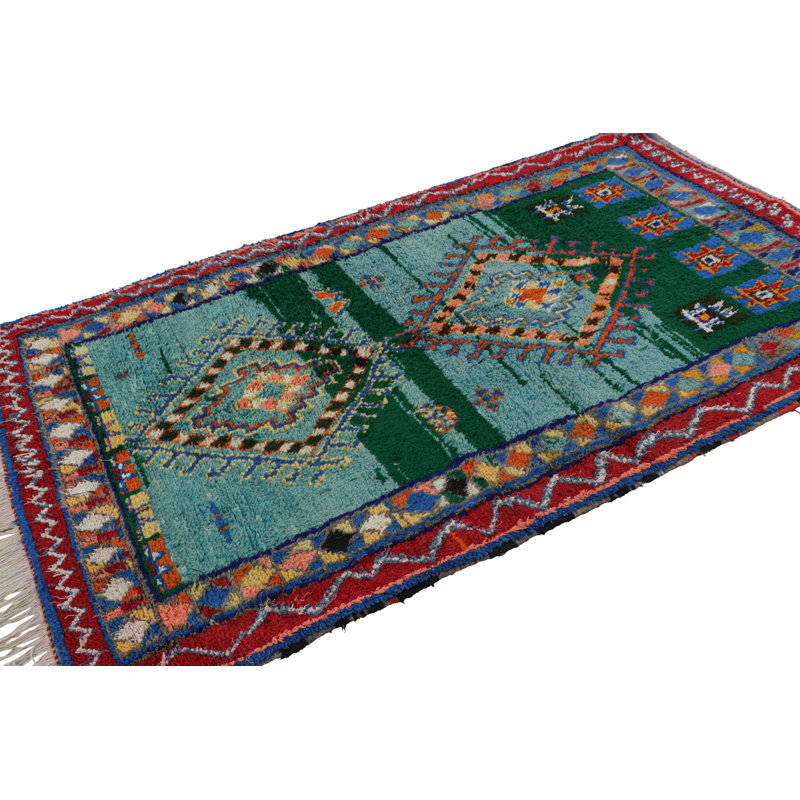 One-of-a-Kind 4'4”x7'1” Hand Knotted Area Rug