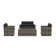 Aparna 4 - Person Patio Conversation Sets with Cushions