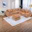 Canapé modulaire confortable en forme de L pour la maison-208954246