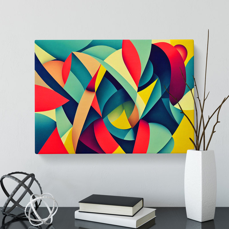 Iconic Abstract Art - Wrapped Canvas, 35cm H x 50cm W x 3cm D