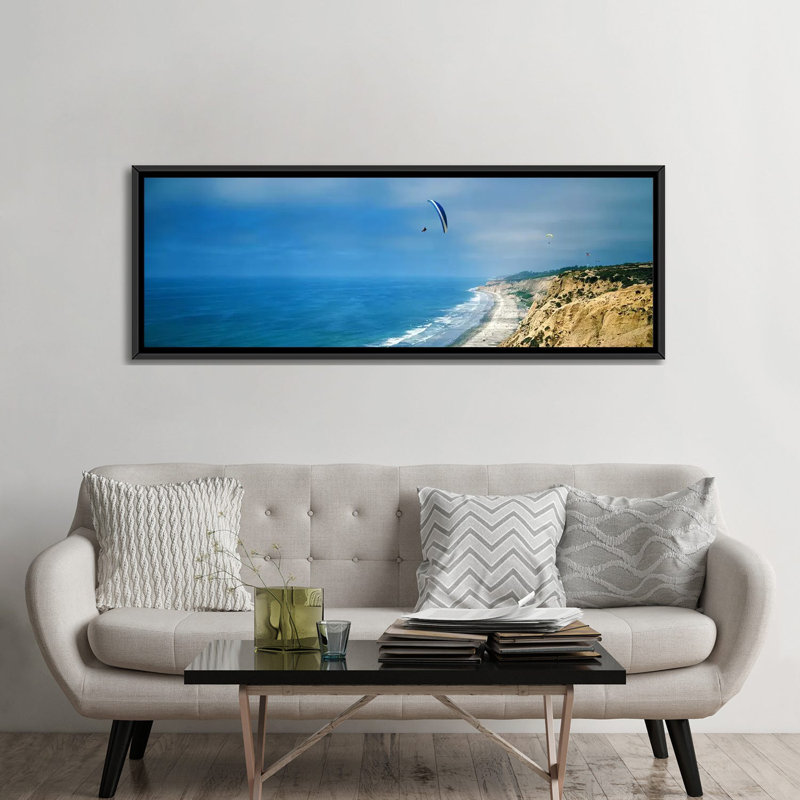 «La Jolla, San Diego, California», reproduction de photo sur toile, H 24 po x l 72 po x P 1,5 po, Toile tendue
