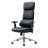 Modern High Back Office Pu Leather Executive Desk Chair,Black-1294702370