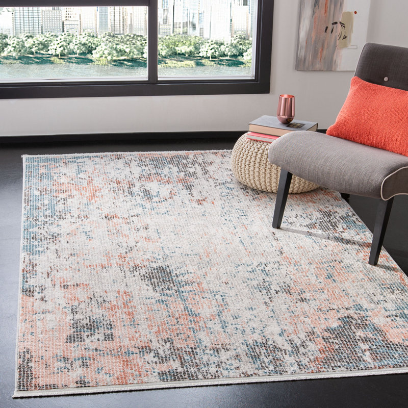 Jablonski Abstract Hand Woven Area Rug, Rectangle 183 x 274 cm