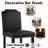 24.5'' Mid-century Modern Upholstered Counter Height Barstools With Solid Wood Legs-990733753