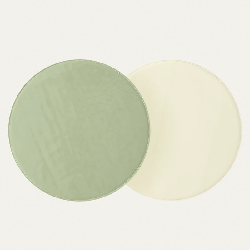 Patent Reversible Placemats - Green & Sage, Green/Sage