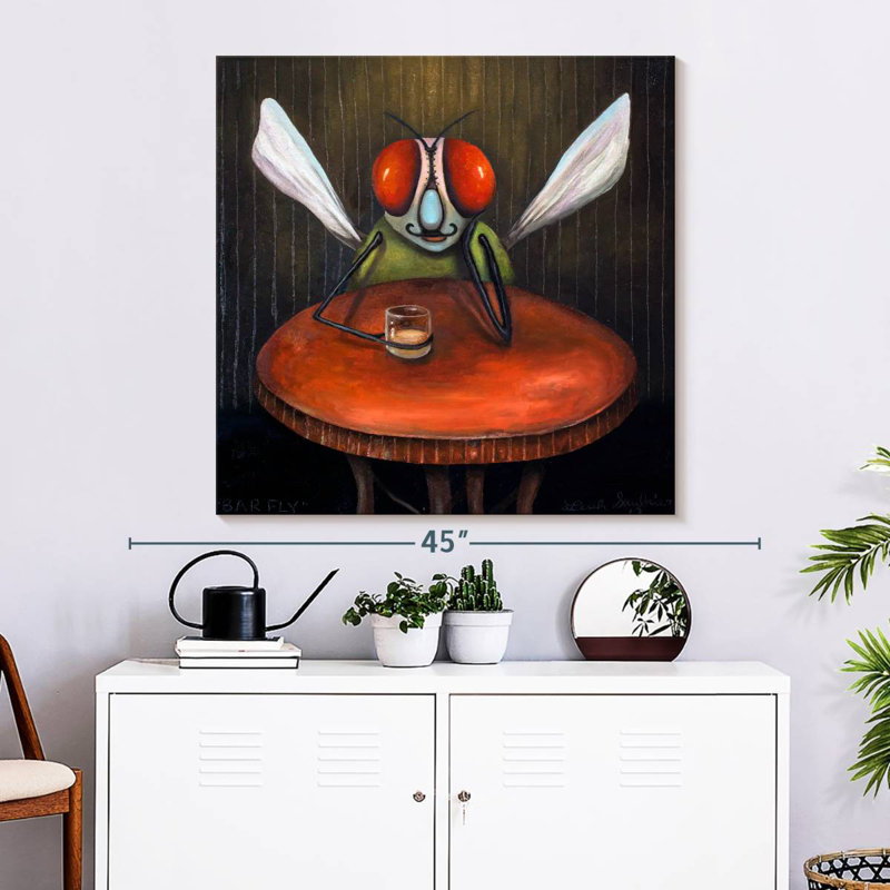 Ketti Bar Fly, 33" H x 33" W