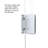 Celesta 59'' - W x 76'' H Pivot Door Frameless Shower Door with-15662692-15662691