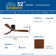 52" Nicola 3 - Blade LED Standard Ceiling Fan with Remote Control and  Light Kit Included