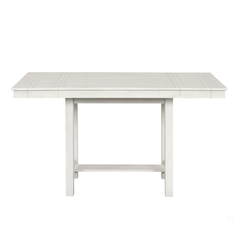 Table de salle à manger rustique en chêne blanc
