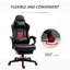 Fauteuil de bureau inclinable en cuir noir Diamond