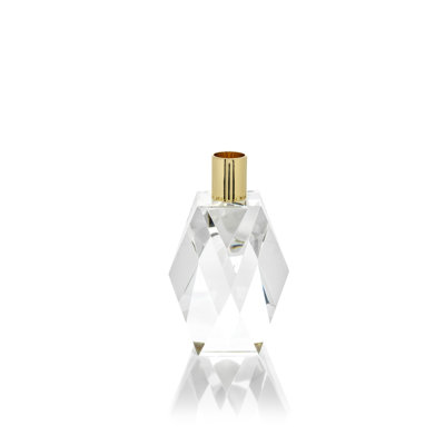 Bougeoir de table en cristal Florella