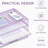 3-Tier Paper Tray Storage Rack, Metal Mesh Storage Box, Desktop Organizers And Accessories-753149796