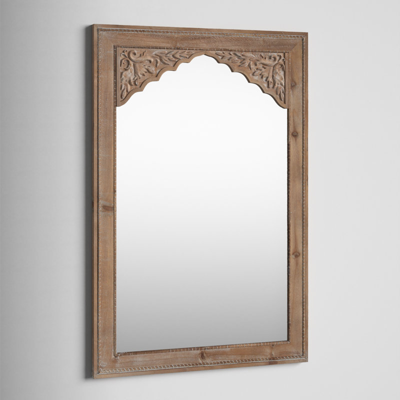 Miroir d'appoint Arlecia, Brun rustique
