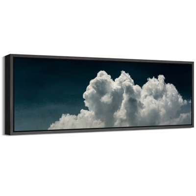 Clouds " Majestic Cumulus Clouds Antique Retro Fine Art Colourful Bedroom Extra Large Wall Decor "
