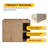24" Single Wall Mounted Bathroom Vanity With Ceramic Basin Sink Top, Floating Vanity With 1 Soft Close Door And 1 Shelf