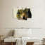 Loup, forêt abstraite, loup sur toile, 4 pièces-93822570