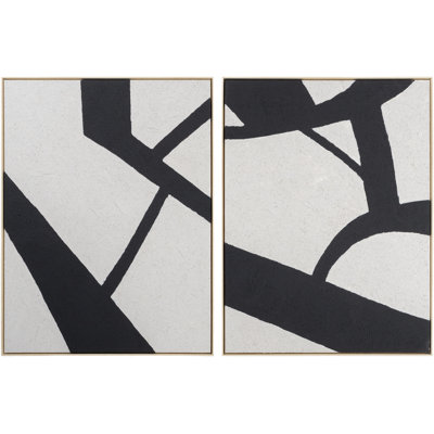 Lucero 2 Piece Graphic Art Set on Canvas