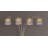 Sleek Modern Luxury Multi-Head Gold Arc Floor Lamp With Crystal Accents For Living Room | Gift Idea