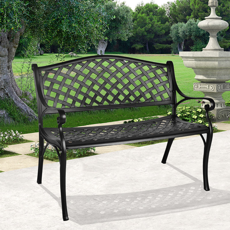 Banc de jardin Awatif, Noir
