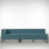 100 % polyester turquoise est en rupture de stock